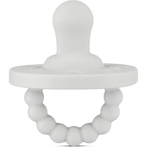 Ryan & Rose Cutie PAT Pacifier Teether (Flat, Grey)