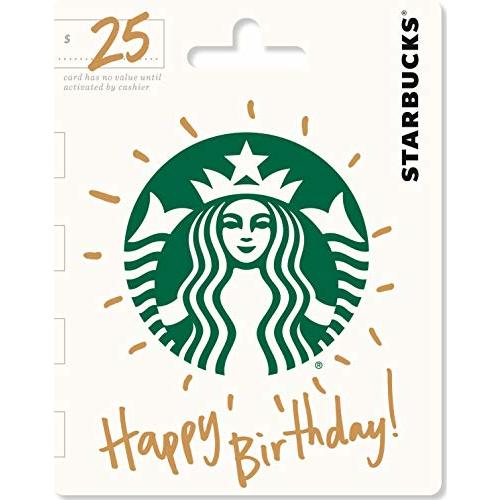 Starbucks Physical Gift Card | Happy Birthday
