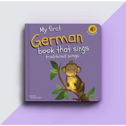 My first German book that sings traditional songs | German Music Board Book | German Bilingual Book for Babies, Toddlers and Kids
