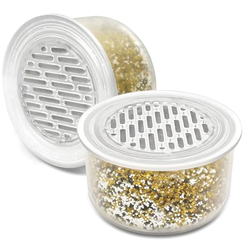 2 Pack Baby Bath Tub Shower Head Filter for Canopy – Compatible with All Canopy Handheld & Fixed Filtered Shower Heads Replacement Cartridge– Hard Water & Chlorine Reduction