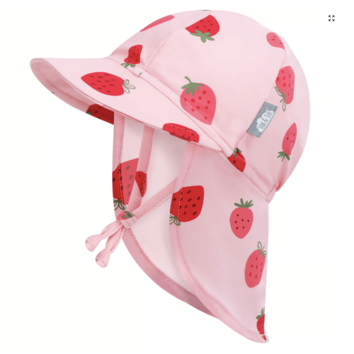 Sun Soft UV Baby Caps | Pink Strawberry