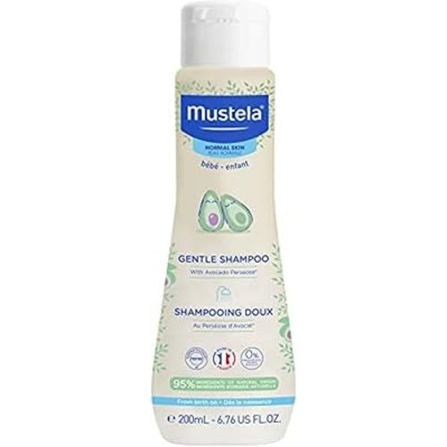 Mustela Baby Gentle Shampoo with Natural Avocado - Hair Care for Kids of all Ages & Hair Types - Tear-Free & Biodegradable Formula - Various Sizes - 1 or 2-Pack