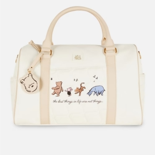 Disney Cream Winnie the Pooh Weekender, Travel Bag, Diaper Bag, LAST FEW LEFT