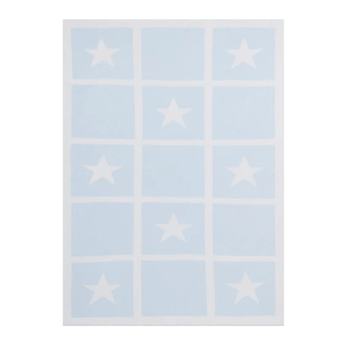 Blue Star Knit Blanket