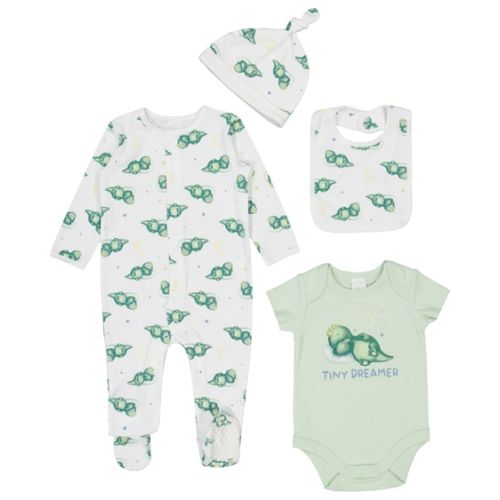Off White Baby Cotton 4 Piece Starter Pack | Best&Less™ Online