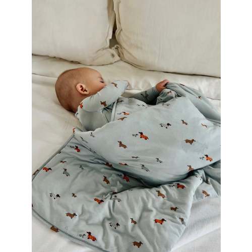 Woof Sage 0.5 TOG Bamboo Baby Cloud Blanket | Cloud Comforter