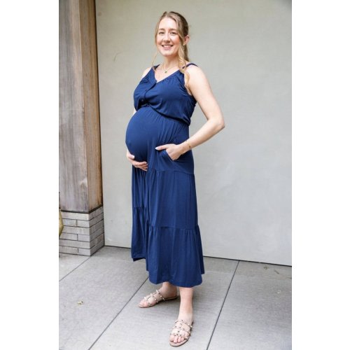 Lark Maternity & Nursing Maxi Dress