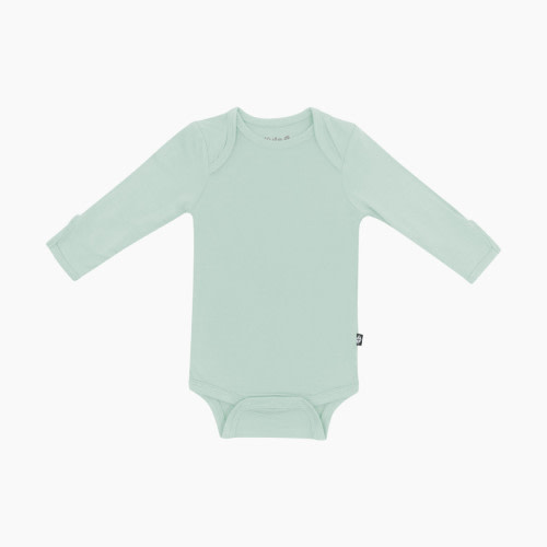 Kyte Baby Long Sleeve Bodysuit - Sage, 0-3 M