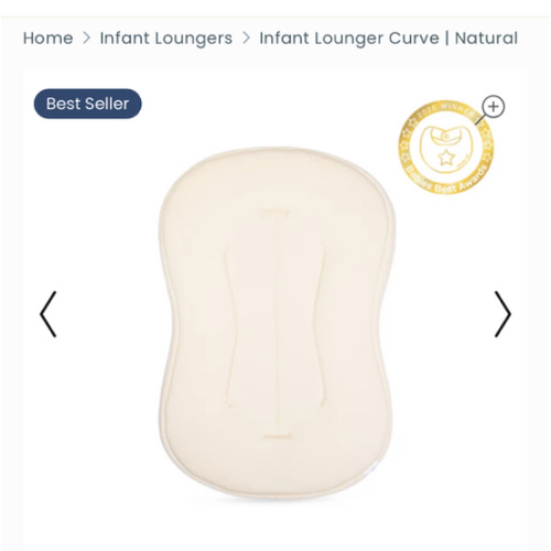 Infant Lounger Curve | Natural
