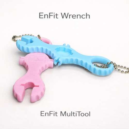 ENFit Wrench Multitool | G-Tube Connector Remover | Caregiver Keychain Tool
