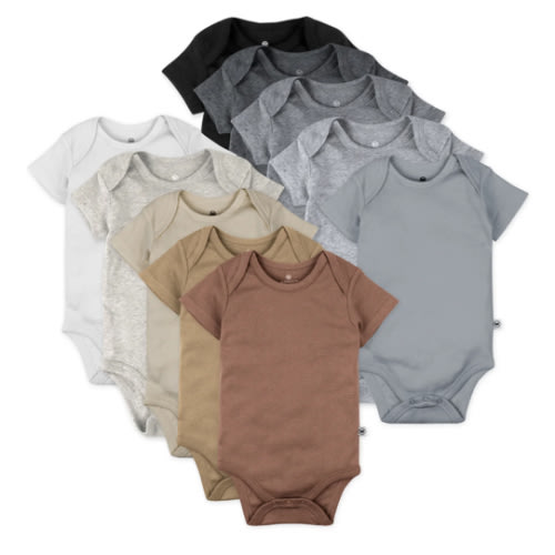 10-Pack Organic Cotton Short Sleeve Bodysuits | Honest Baby Clothing