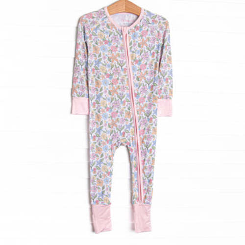 Abundant Blooms Bamboo Zippy Pajama, Pink – Stitchy Fish