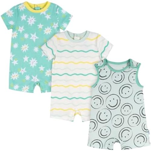 Onesies Brand unisex-baby Unisex Baby 3-pack Romper