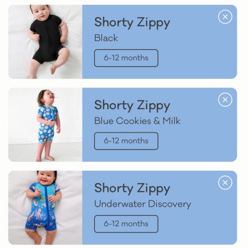 Shorty Zippy Bundle – Little Sleepies