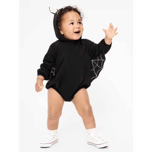 Hooded Critter Fleece One-Piece Romper for Baby