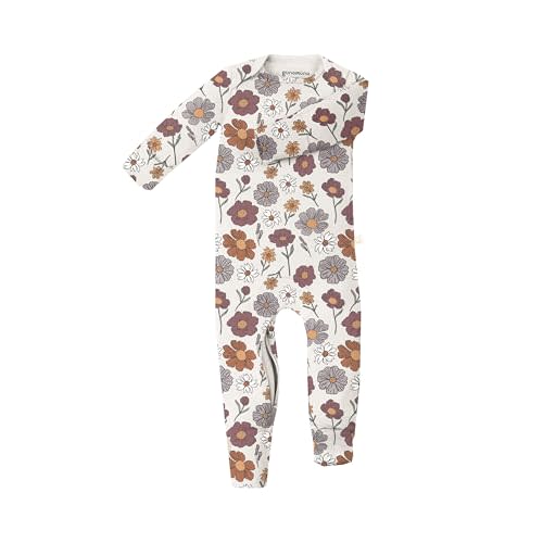 GUNAMUNA Unisex Baby Toddler Ultra-Soft Convertible Pajama, Footie or Romper Sleeper with Diaper Zipper, Newborn to 24 Months