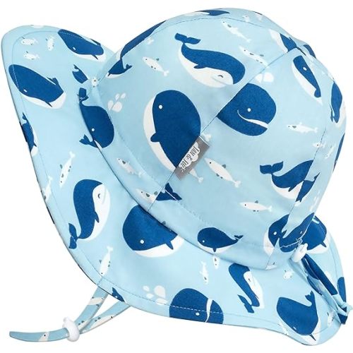 JAN & JUL Adjustable Cotton Floppy Sun Hat with 50+ UPF Protection for Boys