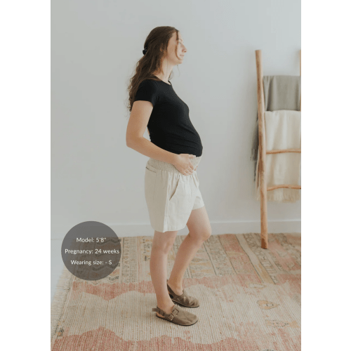 Adaptable Smocked Linen Shorts – EMME