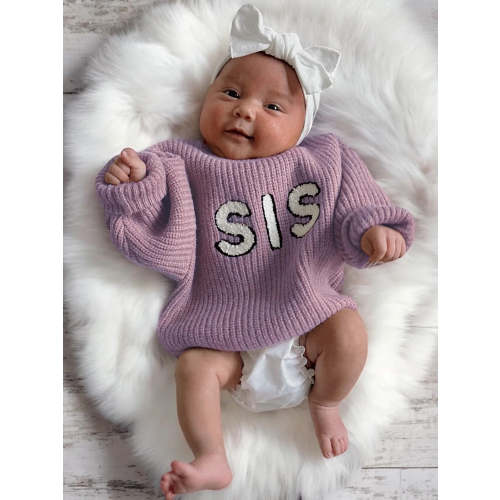 Sis Knit Sweater, Lavender