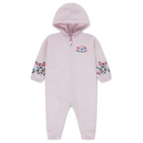 Baby Girls' Floral Hooded Coverall