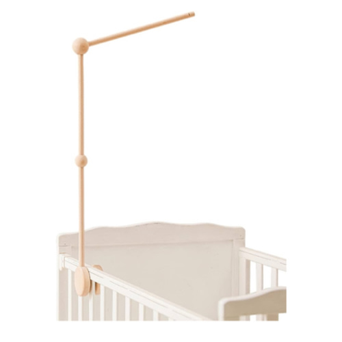 Crib Mobile Holder, HBM Wooden Mobile Arm & Hanger for Crib, Nursery Decor for Baby Girl Boy