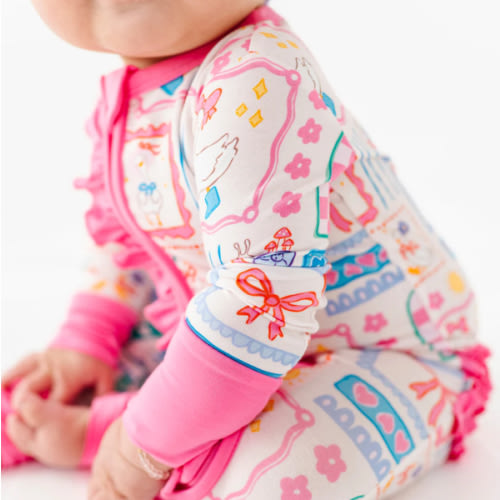 Gilly Goose Ruffle Convertible Romper