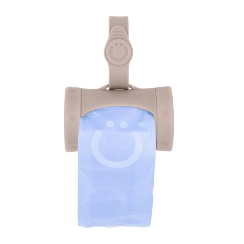 Ubbi On The Go Bag Dispenser, Color: Taupe  - Out of Stock