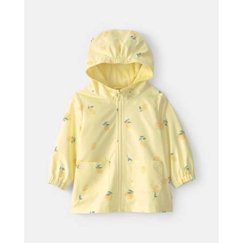 Baby Girl Lemon Raincoat - Yellow | Carter's