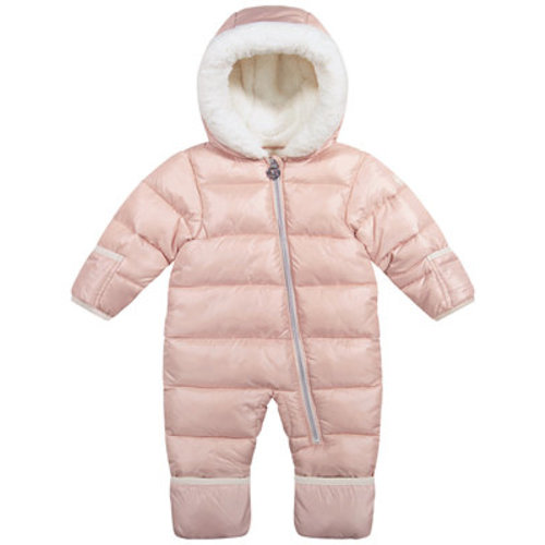 Baby Girls' Faux Fur Pram Hooded Snowsuit