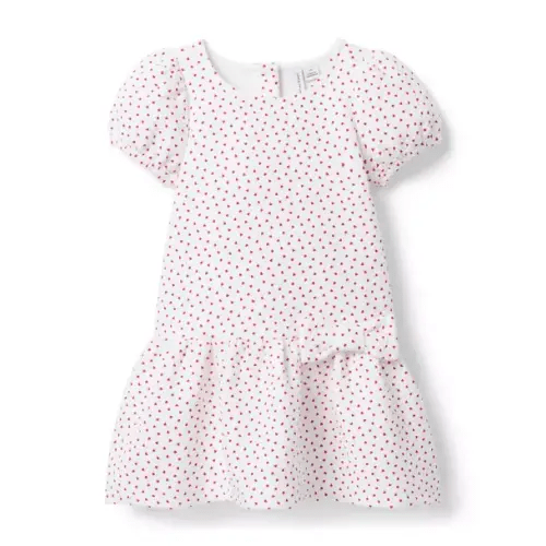 Girl Jet Ivory Heart The Quilted Heart Dress by Janie and Jack