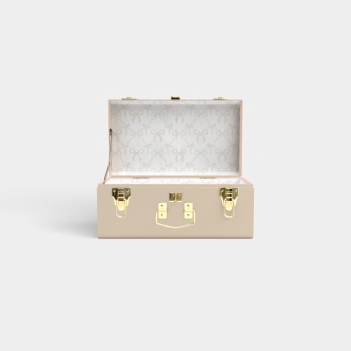 Mini Trunk - Beige - Briarcliff Bows / No Embroidery