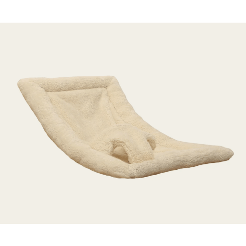 Sheepskin seat for rocker