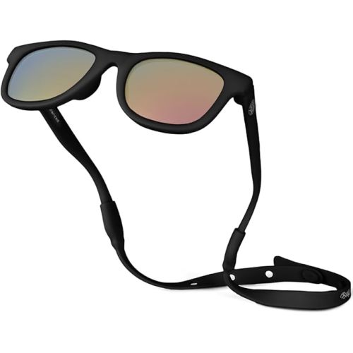 Polarized Baby Sunglasses With Strap - Unbreakable Flexible Infant Sunglasses For Toddlers Newborns 0-24 Months
