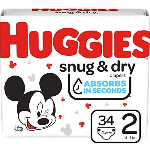 Huggies Snug & Dry Diapers Size 2 (Pack of 2)
