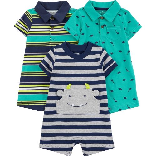 Simple Joys by Carter's baby-boys 3-pack Rompers