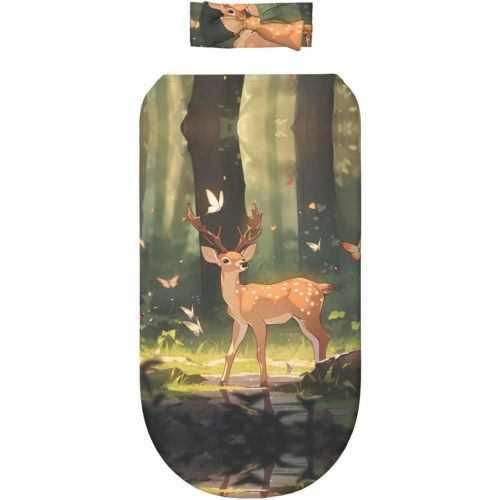 Bambi Baby Girl Swaddle Set, Newborn Receiving Blanket with Headband, Must-Have Swaddle Blanket for Nursery,