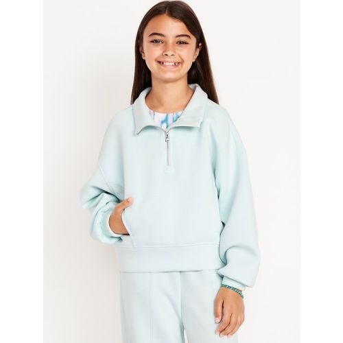 Half-Zip Bounce Fleece Pullover Sweatshirt for Girls
