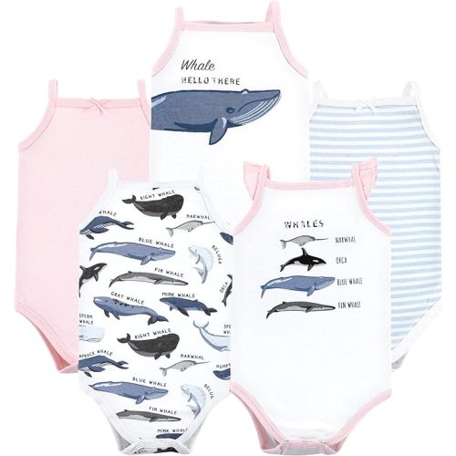 Hudson Baby Unisex Baby Cotton Sleeveless Bodysuits