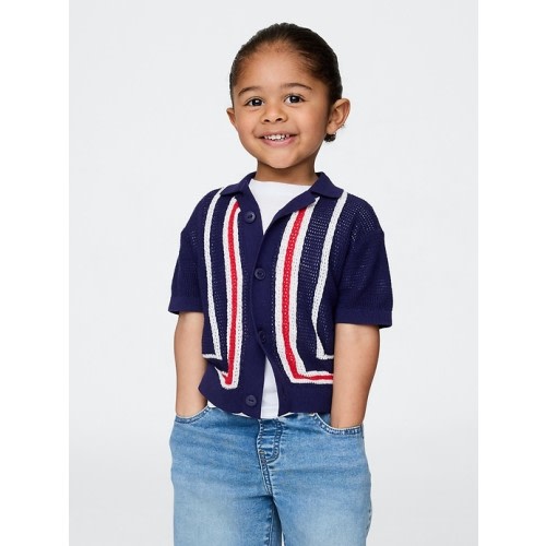 Baby & Toddler Border Stripe Sweater Shirt