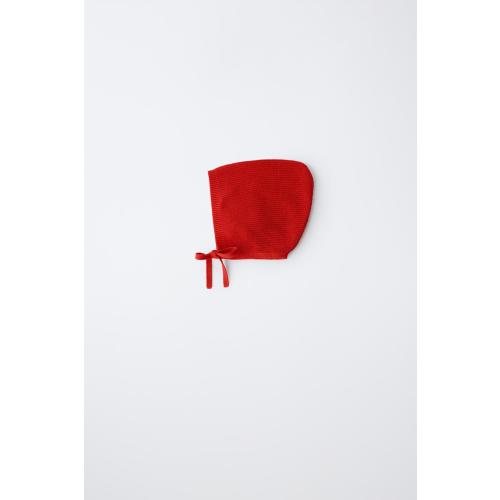 KNIT BONNET - Red | ZARA United States