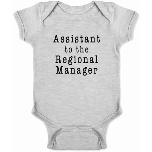 Pop Threads Assistant To The Regional Manager Funny TV Infant Baby Boy Girl Bodysuit