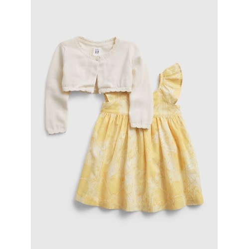Baby Sweater Dress Set