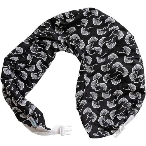My Brest Friend Original Nursing Pillow Cover - Black Flowing Fans