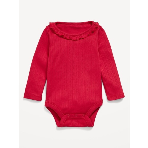 Cozy-Knit Long-Sleeve Bodysuit for Baby