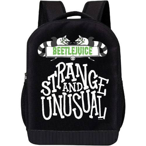 Fast Forward Beetlejuice Backpack for Boys, Girls, Adults, Men, Women, Teens | Beetlejuice Kids Backpack Toddler Backpack | Beetlejuice Backpack Bookbag Mesh Bag