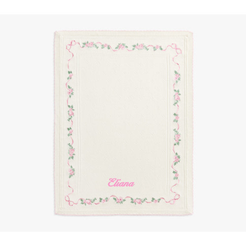 LoveShackFancy Hearts of Roses Knit Baby Gift Set