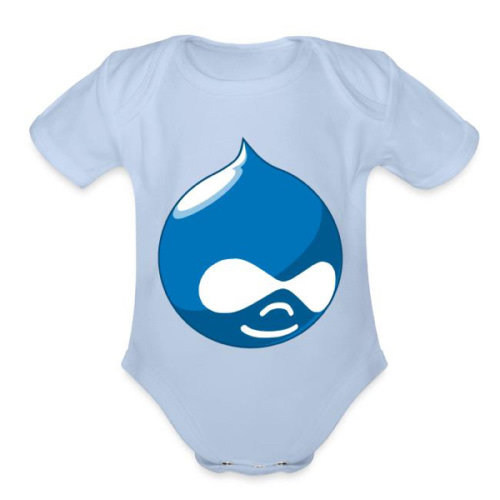 Organic Short Sleeve Baby Bodysuit | Drupal Swag Shop