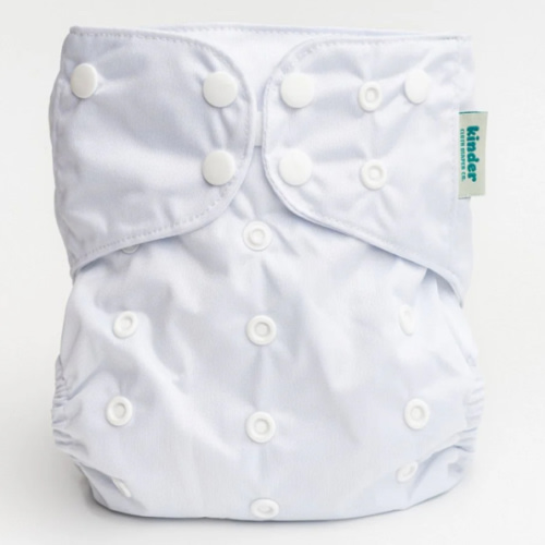 Solid Color: Essentials Pocket Cloth Diaper with Athletic Wicking Jersey, Grows with your Baby
