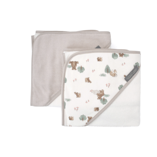 The. Hooded Towel 2 Pack Willow Bear