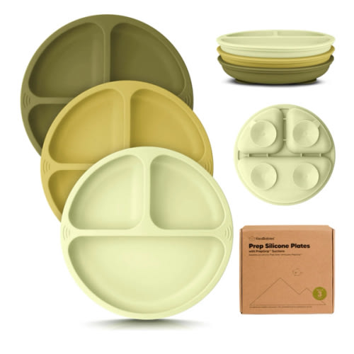 3-Pack Prep Silicone Suction Plates